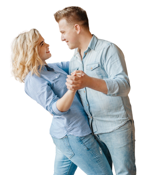 Young couple dancing